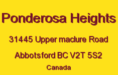 Ponderosa Heights 31445 UPPER MACLURE V2T 5S2